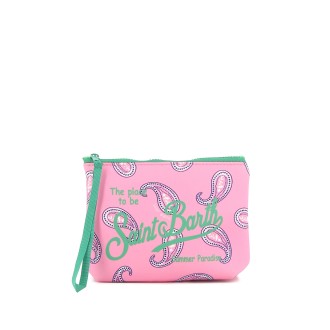 MC2 SAINT BARTH Pochette in scuba con stampa paisley ALINE01006B