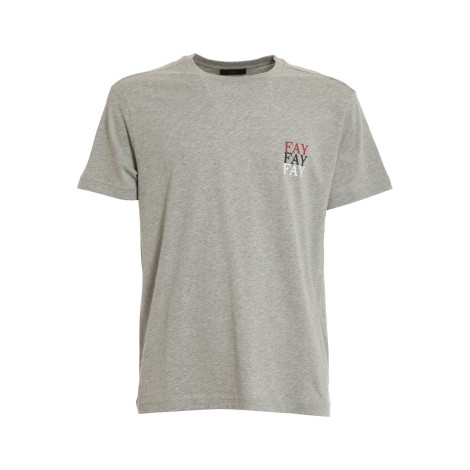 FAY T-SHIRT GRIGIA NPMB3441270UCXB203