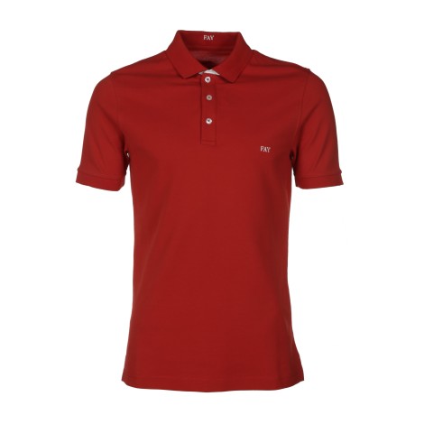 FAY POLO ROSSA NPMB244135STDWR602