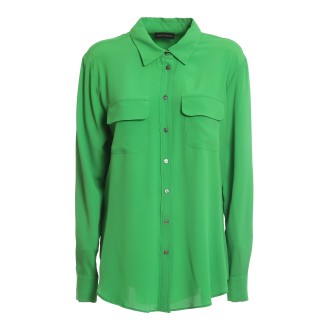 PAOLO FIORILLO CAPRI CAMICIA VERDE CON TASCHE 1342405715