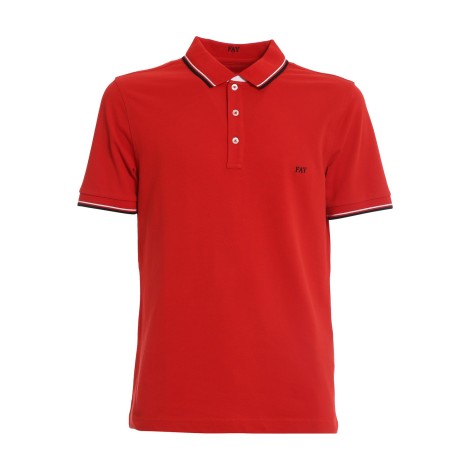 FAY POLO ROSSA NPMB244140STDWR602