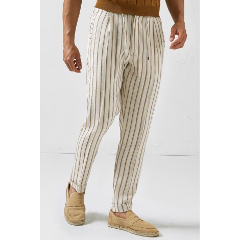 LARDINI Pantaloni a righe