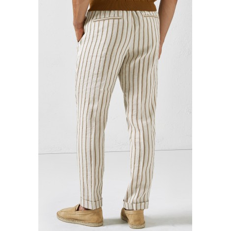 LARDINI Pantaloni a righe