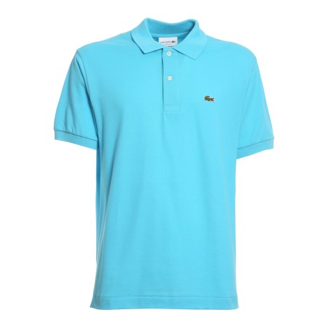 LACOSTE POLO IN PETIT PIQUE' AZZURRA 1212QMR