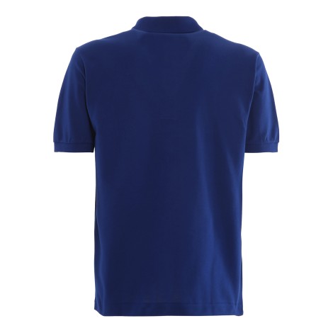 LACOSTE POLO IN PETIT PIQUE' BLU 1212BDM