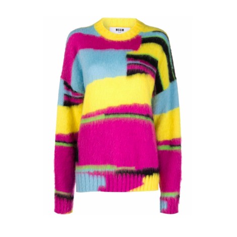 MSGM Maglia multicolor