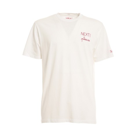 MC2 SAINT BARTH T-SHIRT BIANCA CON RICAMO PORTOFINO02825B