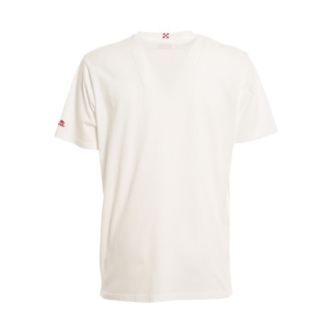 MC2 SAINT BARTH T-SHIRT BIANCA CON RICAMO PORTOFINO02825B