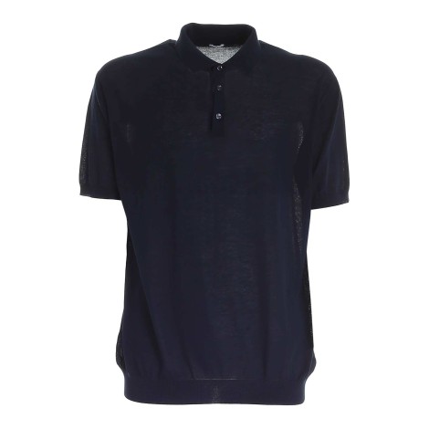 MALO POLO IN MAGLIA BLU SCURO UMD281F3Z03E11