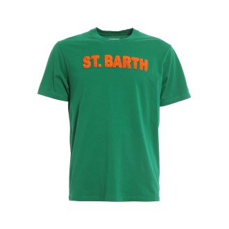 MC2 SAINT BARTH T-SHIRT VERDE CON STAMPA ST BARTH TSHIRTMAN02871B