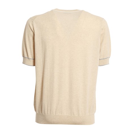 BRUNELLO CUCINELLI T-SHIRT COLOR SABBIA M29802010CQ176