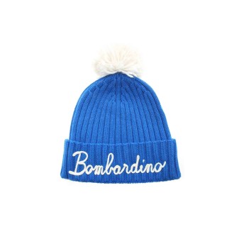 MC2 SAINT BARTH CAPPELLO WENGEN BLU CON POMPON WENGENPEMBO71