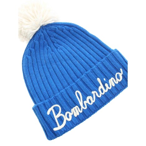 MC2 SAINT BARTH CAPPELLO WENGEN BLU CON POMPON WENGENPEMBO71