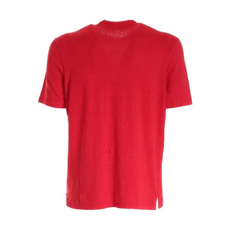 MALO T-SHIRT ROSSA CON RICAMO LOGO UJF013JBU04E3053