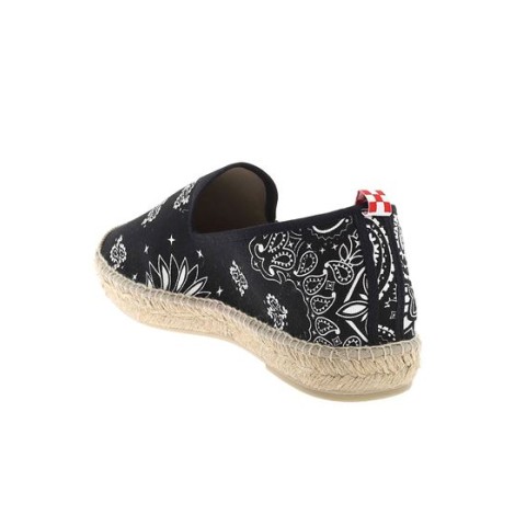 MC2 SAINT BARTH ESPADRILLAS MIRO NERE STAMPA BANDANA