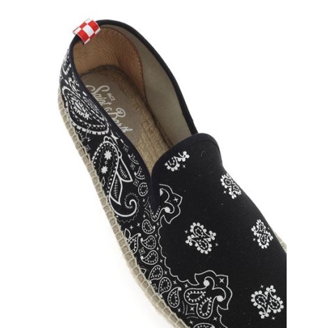 MC2 SAINT BARTH ESPADRILLAS MIRO NERE STAMPA BANDANA