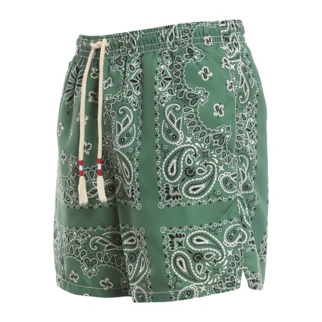 MC2 SAINT BARTH BOXER MARE STAMPA BANDANA VERDE  CAPRESE00084B