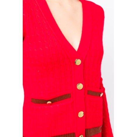 GANNI Cardigan con logo