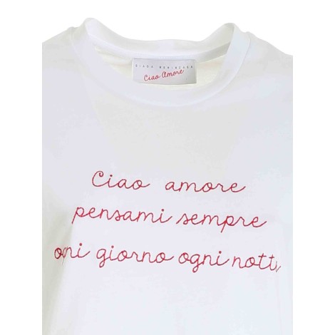 GIADA BENINCASA T-SHIRT BIANCA W1772TT1