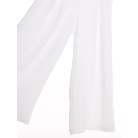 BEATRICE B PANTALONE IN CANAPA BIANCO 1617607911