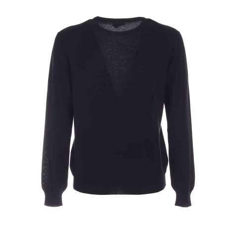 HERITAGE MAGLIONE GIROCOLLO NERO 0400GC2000015