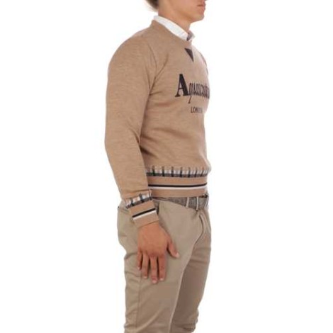 AQUASCUTUM | Men's Wool Embroidered Pull