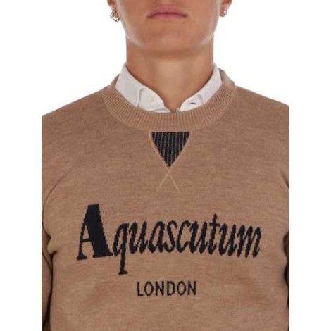 AQUASCUTUM | Men's Wool Embroidered Pull