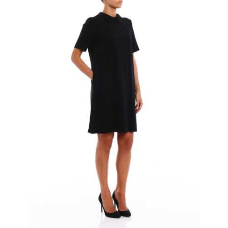 ASPESI | Crepe Short Sleeves Dress