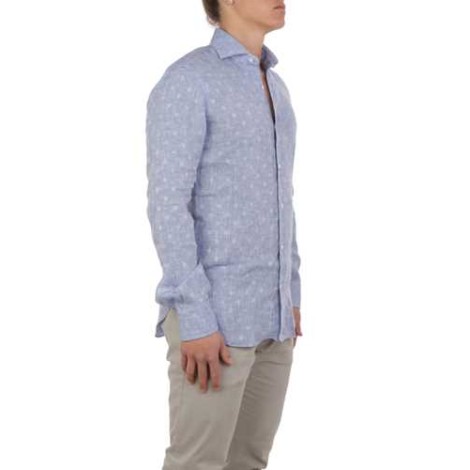 BARBA | Men's Linen Dotted Shirt