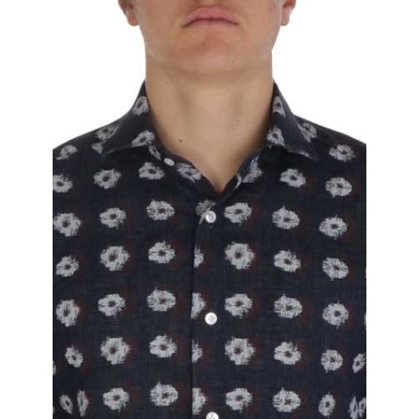 BARBA | Men's Floral Linen Shirt