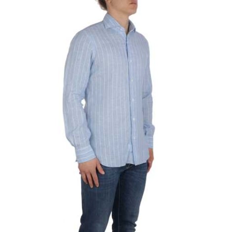 BARBA | Men's Striped Linen Shirt