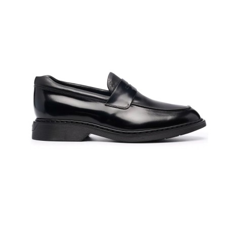 HOGAN MOCASSSINO IN PELLE NERA HXM5760DU50QFYB999