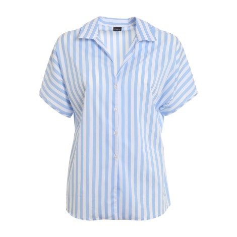 FAY CAMICIA A RIGHE AZZURRA NCWA244559SUFCU003