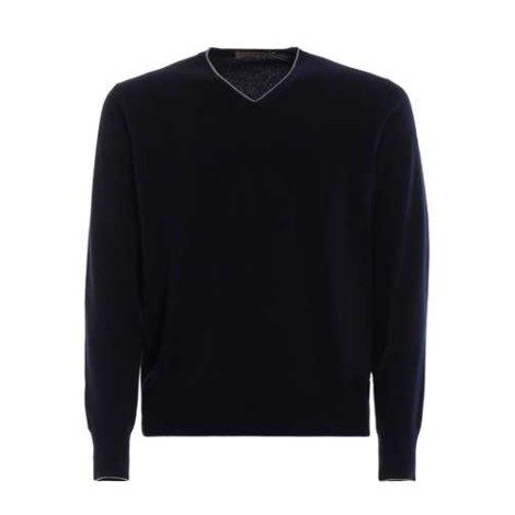 CRUCIANI | Men's Cashmere V-Neck Sweater