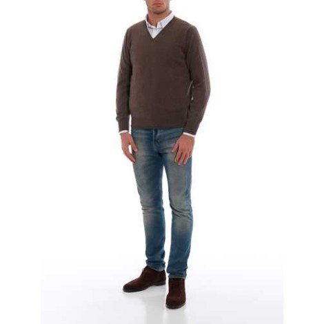 CRUCIANI | Men's Cashmere V-Neck Sweater