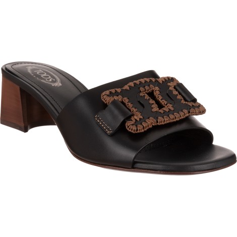 TOD'S Sandalo  Mules con tacco XXW04J0FI80GOCB999