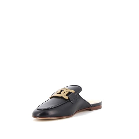 TOD'S SABOT IN PELLE NERO XXW79A0EX40NF5B999