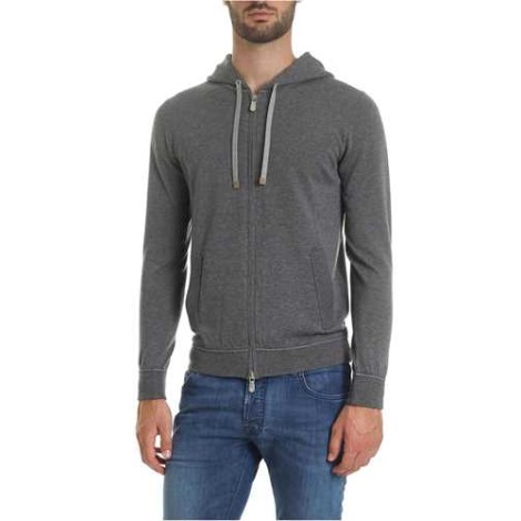 ELEVENTY | Men's Knitted Hooded Cardigan