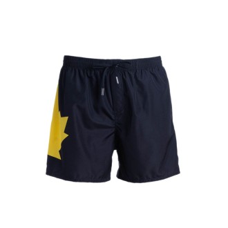 DSQUARED2 COSTUME BOXER NERO CON LOGO