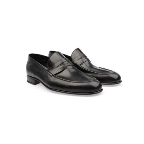 BARRETT | Men's Leather Loafers with Band