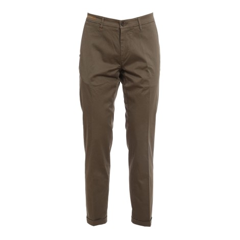 RE-HASH PANTALONE IN COTONE MARRONE P2492390BW0266