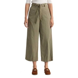 Gant | Trousers D1. Tie Belt Fluid Cropped Pant