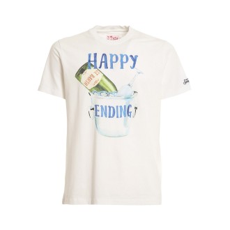 MC2 SAINT BARTH T-SHIRT HAPPY ENDING BIANCA TSHIRTMAN02821B