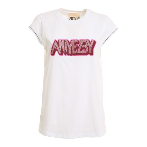 ANIYE BY T-SHIRT CON LOGO BIANCA 18518900268