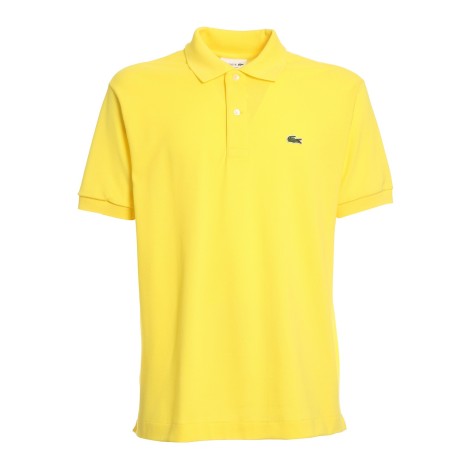 LACOSTE POLO IN PETIT PIQUE' GIALLA 1212HLL