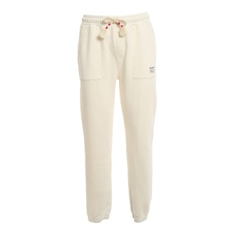 MC2 SAINT BARTH PANTALONE DELLA TUTA IN COTONE BIANCO BOLT00681B