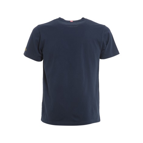 MC2 SAINT BARTH T-SHIRT BLU CON STAMPA ST BARTH TSHIRTMAN02872B