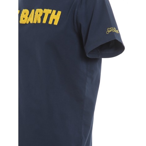 MC2 SAINT BARTH T-SHIRT BLU CON STAMPA ST BARTH TSHIRTMAN02872B