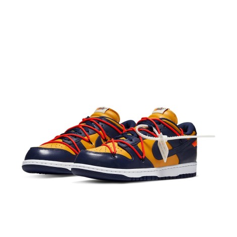 Nike Dunk Low Off-White University Gold Midnight Navy