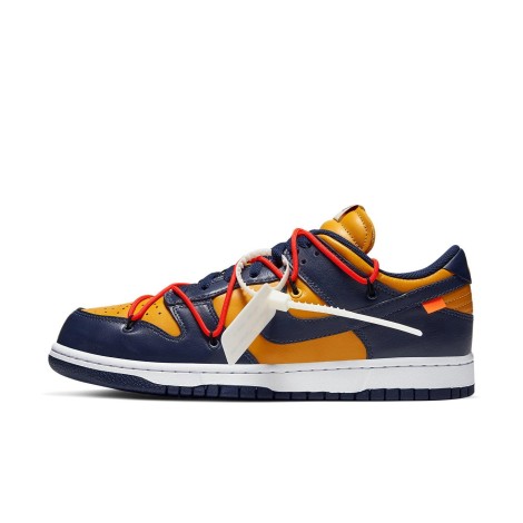 Nike Dunk Low Off-White University Gold Midnight Navy